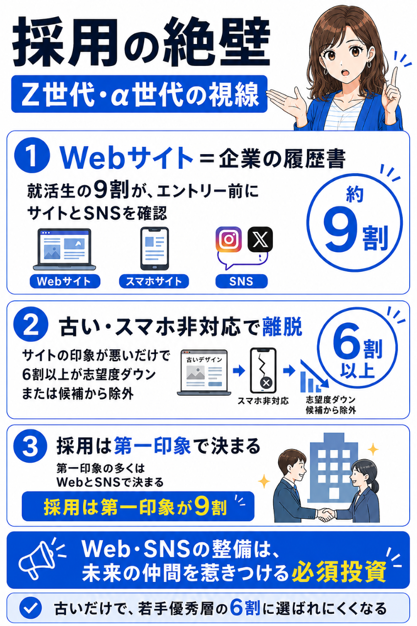 採用の絶壁